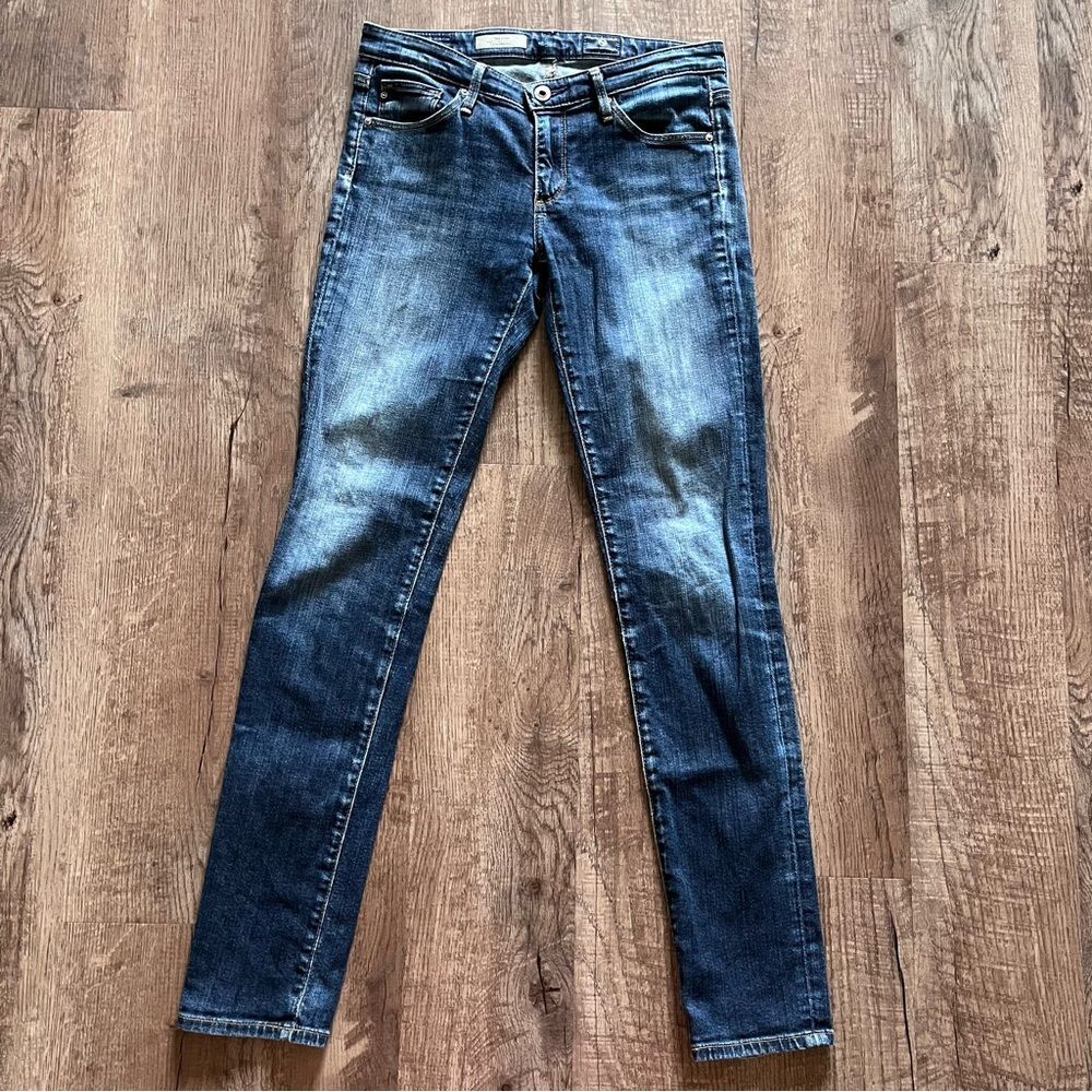 Ag Adriano Goldschmied Blue Skinny Jeans The Stilt Size 26
